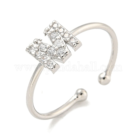 Латунные открытые манжеты для женщин RJEW-F162-02P-M-1