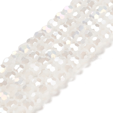 Fili di perle di vetro elettrolitico sfaccettato (32 sfaccettatura). X-EGLA-R017-6mm-1-1