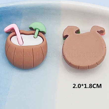Opaque Resin Decoden Cabochons OHAR-PW0001-496C-1