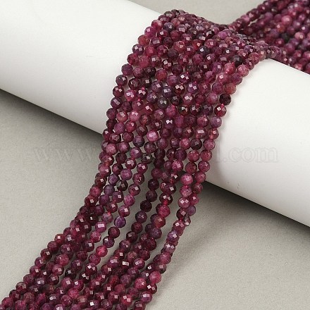 Натуральный турмалин бисер нитей&nbsp;G-F789-03-3mm-1