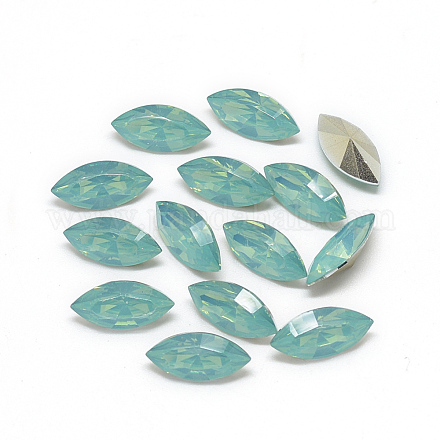Pointed Back Resin Rhinestone Cabochons RESI-T016-7x15mm-A20-1
