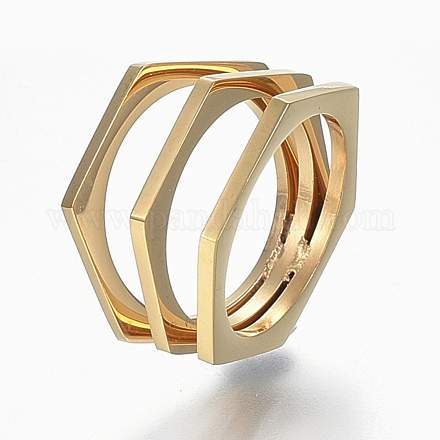 304 Stainless Steel Wide Band Finger Rings RJEW-E153-02G-17mm-1