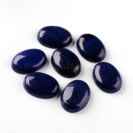 Oval Natural Lapis Lazuli Cabochons G-I172-22x30mm-04-1