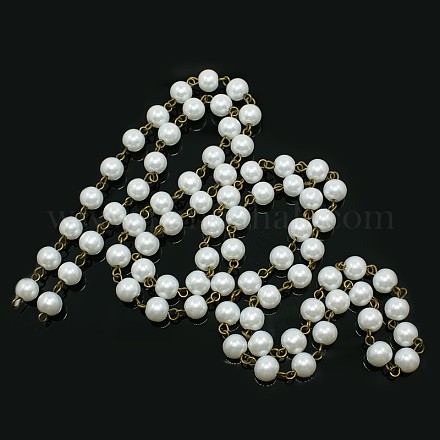 Handgefertigte Glasperlen Perlenketten AJEW-PH00489-01-1