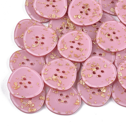 4-Hole Cellulose Acetate(Resin) Buttons BUTT-S023-12B-03-1