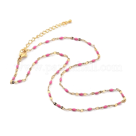 304 Stainless Steel Link Chain Necklaces NJEW-JN03084-03-1