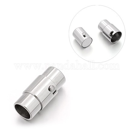Smooth 304 Stainless Steel Column Locking Tube Magnetic Clasps STAS-E089-05E-1