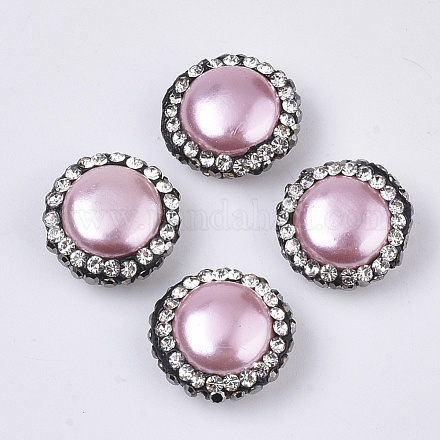 Perles nacrées en coquilles PEAR-T004-03B-1