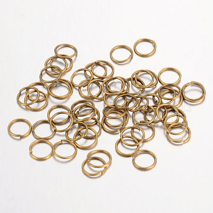 Iron Open Jump Rings X-IFIN-A018-10mm-AB-NF-1