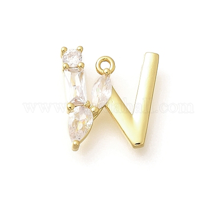 Латунные микро проложить кубического циркония подвески KK-M310-01G-23-1