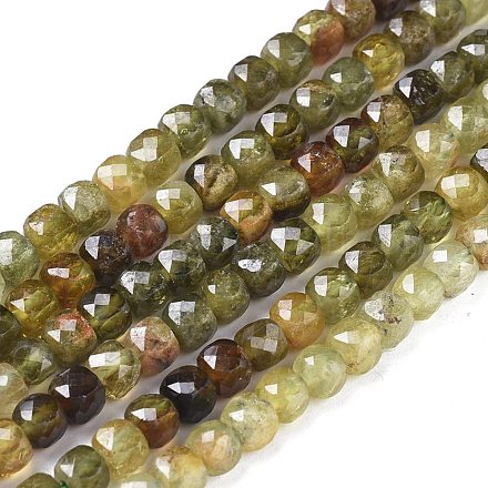 Natürlichen grünen Granat Perlen Stränge G-R475-018-1