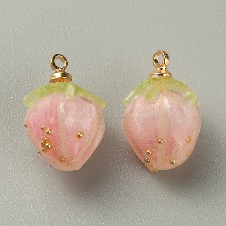 Непрозрачные акриловые брелоки MACR-WH0007-80A-1