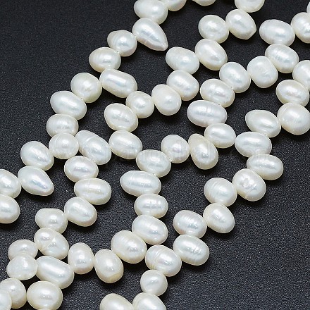 Natural Cultured Freshwater Pearl Beads Strands PEAR-G004-01E-01-1