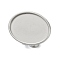 304 Stainless Steel Ring Components, Pad Ring Settings, Oval, Stainless Steel Color, Tray: 18x13mm, Oval: 21x16mm, Inner Diameter: 18mm