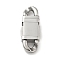 304 Stainless Steel Snap Clasps, Flat Hole, Stainless Steel Color, 35x14.5x7.5mm, Hole: 5.5mm