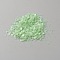 PVC Plastic Paillette/Sequins Beads, Disc, Pale Green, 3x0.3mm, Hole: 1mm, about 3000pcs/bag