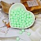 Opaque Acrylic Beads, Round, Aquamarine, 10mm, Hole: 2mm, 50pcs/set