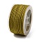 Polyester Braided Cord, Olive Drab, 2mm, about 21.87 Yards(20m)/Roll