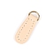 Leather Zipper Heads, Zipper Pullers, for Boot, Jacket, Luggage Bags, Handbags, Purse, Jacket Repairing, PeachPuff, 35x15mm