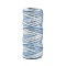 50M Segment Dyed Jute Cord, for Gift Wrapping, Party Decoration, Cornflower Blue, 2mm, about 54.68 Yards(50m)/Roll