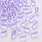 Transparent Acrylic Beads, Column, Lilac, 10x7.5mm, Hole: 1.8mm, about 524pcs/276g