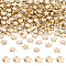 500Pcs CCB Plastic Beads, Star, Golden, 5.5x6x3mm, Hole: 1.5mm