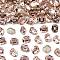 Preciosa® MAXIMA Crystal Fancy Stones, Czech Crystal, 435 34 222 Octagon, Dura Foiling, 70530 Vintage Rose, 12x10mm