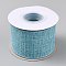 9.1M Burlap Lace Rolls, Burlap Ribbons For Craft Making, Sky Blue, 2-1/2 inch(63mm), about 9.95 Yards(9.1m)/Roll