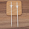 Sword Alloy Hair Sticks, Hair Accessories for Women & Girls, Silver, 173x27mm