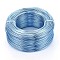 Anodized Aluminum Wire, Bendable Metal Craft Wire, Flexible Craft Wire, for Beading Jewelry Craft Making, Light Sky Blue, 18 Gauge, 1.0mm, 200m/500g(656.1 Feet/500g)