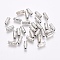 Column CCB Plastic Beads, Platinum, 8.5x3mm, Hole: 1.5mm