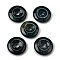 Natural Moss Agate Pendants, Donut/Pi Disc Charms, 29.5~30.5x7.5~8mm, Hole: 6.3~6.5mm