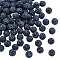 100Pcs Pave Disco Ball Beads, Polymer Clay Rhinestone Beads, Round, Montana, Midnight Blue, 10mm, Hole: 1.5mm