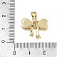 Латунные микро проложить кубического циркония подвески KK-D376-05G-3