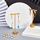 Alloy Earring Display Stands EDIS-FG0001-16-6