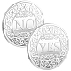 Монета из сплава AJEW-WH0220-016-1