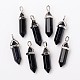 Synthetic Blue Goldstone Pointed Pendants G-F295-03H-3