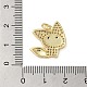 Brass Micro Pave Cubic Zirconia Pendants KK-Q808-34G-3