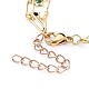 Brass Enamel Double Layer Necklaces NJEW-JN02831-02-3