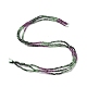 Gradient Color Natural Ruby in Zoisite Beads Strands G-D080-A03-2