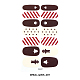 Full Cover Nail Art Stickers MRMJ-Q055-297-2