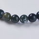 Chapelets de perles en agate indienne naturelle X-G-G515-6mm-05-3