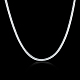 Collane d'ottone della catena del serpente NJEW-BB31280-22-2