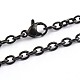 304 Stainless Steel Cable Chain Necklaces STAS-G170-13B-1