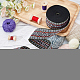 FINGERINSPIRE 10.9 Yards Ethnic Style Jacquard Ribbons 48mm Wide Vintage Polyester Ribbons with Rhombus Pattern Black Geometric Woven Ribbon DIY Craft Costumes Sewing Ribbon Home Decoration Trim SRIB-WH0011-065-4