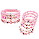 PH PandaHall 10PCS Heishi Bracelets for Women BJEW-PH0001-01-1