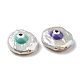Perles de perles de keshi naturelles de style baroque PEAR-F019-02-3