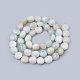 Chapelets de perles en morganite naturelle G-T064-54A-2