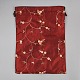 Вышитые цветы мешковина упаковочные мешочки сумки на шнурке&nbsp;LS-ABAG-WH0048-39C-1