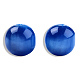 樹脂ビーズ  天然石風  ラウンド  ブルー  12mm  穴：1.6~1.8mm RESI-N034-15-M16-3